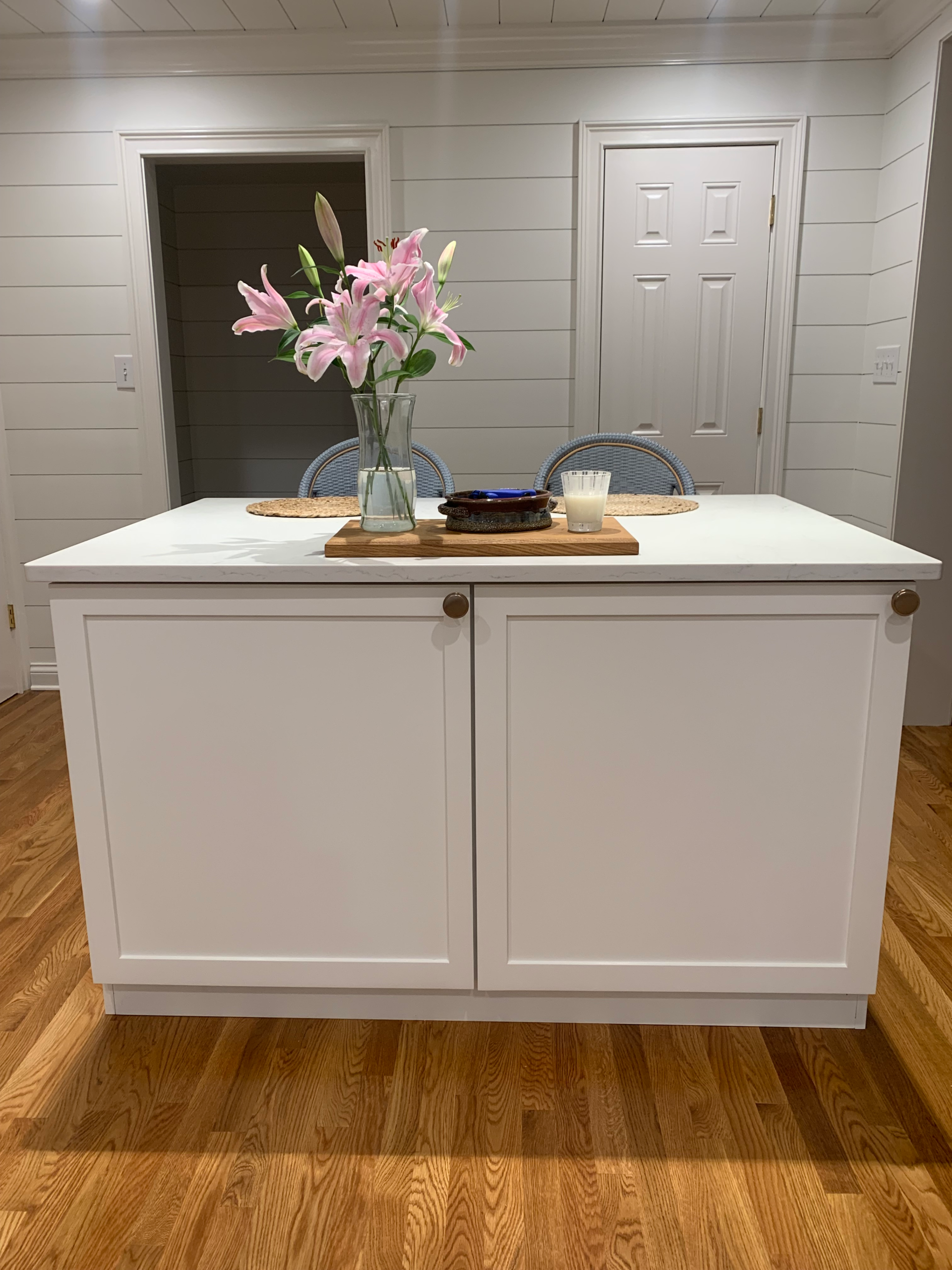 A cozy kitchen welcoming readers to Faithful Dinners, food blog for simple recipes and easy entertaining